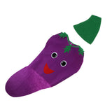 Maxbell Kids Eggplant Costume Non-woven Fabric Vegetable Outfit Party Fancy Dress