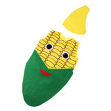 Maxbell Kids Corn Costume Non-woven Fabric Vegetable Outfit Party Fancy Dress