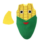 Maxbell Kids Corn Costume Non-woven Fabric Vegetable Outfit Party Fancy Dress