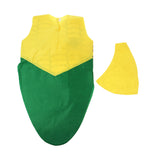 Maxbell Kids Corn Costume Non-woven Fabric Vegetable Outfit Party Fancy Dress