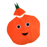 Maxbell Kids One Piece Orange Costume Nonwoven Fabric Fruit Outfit Party Fancy Dress