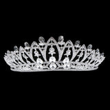 Maxbell Elegant Women AAA Rhinestone Hair Crown Wedding Bridal Headband Hair Jewelry