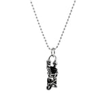 Maxbell Punk Skull Hug Pendant Necklace Men Boy Jewelry Stainless Steel Necklaces