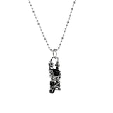 Maxbell Punk Skull Hug Pendant Necklace Men Boy Jewelry Stainless Steel Necklaces