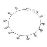 Maxbell Fashion Flatfish Metal Jingle Bell Anklet Ankle Bracelet Jewelry Foot Chain