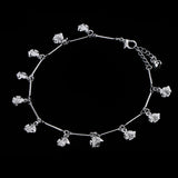 Maxbell Fashion Flatfish Metal Jingle Bell Anklet Ankle Bracelet Jewelry Foot Chain