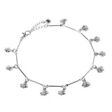 Maxbell Fashion Flatfish Metal Jingle Bell Anklet Ankle Bracelet Jewelry Foot Chain