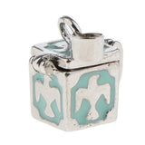 Maxbell Vintage Geometric Cubic Urn Pendant Memorial Keepsake Charms Locket Jewelry