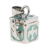 Maxbell Vintage Geometric Cubic Urn Pendant Memorial Keepsake Charms Locket Jewelry