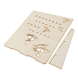 Maxbell Origami Birds Wood Earring Necklace Ring Jewlery Stand Jewellery Organizers