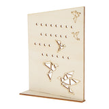 Maxbell Origami Birds Wood Earring Necklace Ring Jewlery Stand Jewellery Organizers