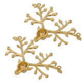 Maxbell 2 Pcs Animal Christmas Deer Head Pendants DIY Jewelry Handmade Accessories