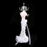 Maxbell Lace Flower Dress Lady Style Mannequin for Earring Bracelet Necklace Display