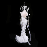 Maxbell Lace Flower Dress Lady Style Mannequin for Earring Bracelet Necklace Display