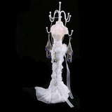 Maxbell Lace Flower Dress Lady Style Mannequin for Earring Bracelet Necklace Display