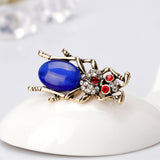 Maxbell 1pc Animal Alloy Brooches Shirt Collar Badge Enamel Brooch Pin Clothes Decor