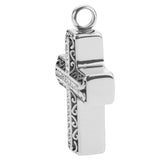 Maxbell Crystal Cross Memorial Keepsake Jewelry Religious Prayer Cross Urn Pendant