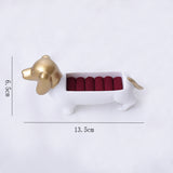 Maxbell Lovely Dog Shape Ring Holder Jewelry Display Organizer Showcase Insert Ring