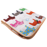 Maxbell Non-slip Square Play Mat / Rug for Kids Baby Crawling Rugs Carpet Indoor Outdoor Play Tent Pad Soft & Thick - Horse Animal Pattern