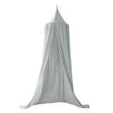 Maxbell Mosquito Net Bed Canopy Dome Princess Cotton Cloth Tent Kids Room Decor Gray