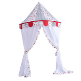 Maxbell Kids Bed Canopy With Cloth Curtain, Hanging Princess Play Tent - Star, L