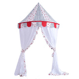 Maxbell Kids Bed Canopy With Cloth Curtain, Hanging Princess Play Tent - Star, L