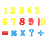 Maxbell 16 Pieces Multi-Color Plastic Number Toys For Children Educational Tool Beach Mold Toy