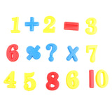 Maxbell 16 Pieces Multi-Color Plastic Number Toys For Children Educational Tool Beach Mold Toy