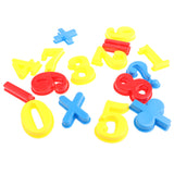 Maxbell 16 Pieces Multi-Color Plastic Number Toys For Children Educational Tool Beach Mold Toy