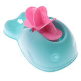 Maxbell Cute Vinyl Shark Basin Slimmer Set For Kids/Baby Bathing Time Toy