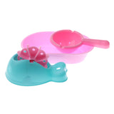 Maxbell Cute Vinyl Shark Basin Slimmer Set For Kids/Baby Bathing Time Toy