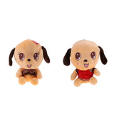 Maxbell Mascot Adorable Soft Cotton Stuffed Toy Wedding Couple Dog Plush Animals Kid Toy Dolls Gifts for Home Decoration- Male Gog