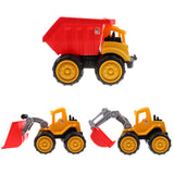 Maxbell Inertial Sand Bulldozer Engineering Vehicles Flexible Die-cast Cars Model Construction Sand Truck Beach Toy Kids Xmas Gift