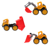 Maxbell Inertial Sand Bulldozer Engineering Vehicles Flexible Die-cast Cars Model Construction Sand Truck Beach Toy Kids Xmas Gift