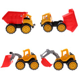 Maxbell Inertial Sand Bulldozer Engineering Vehicles Flexible Die-cast Cars Model Construction Sand Truck Beach Toy Kids Xmas Gift