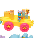 Maxbell Kids ABC Leaning Toys - Pull Along Train With 26 Cartoon English Letters Blocks