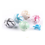 Maxbell 6 Pieces Crack Dinosaur Eggs Hatching Toy with Mini Dinosaur Figures Inside - C