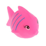 Maxbell 6pcs Floating Soft Rubber Duck Fish Animal Bathtub Toy Squeezing Squeaky Bath Water Kid Toddler Baby Play Game