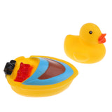 Maxbell 6pcs Floating Soft Rubber Duck Fish Animal Bathtub Toy Squeezing Squeaky Bath Water Kid Toddler Baby Play Game