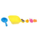 Maxbell 6pcs Floating Soft Rubber Duck Fish Animal Bathtub Toy Squeezing Squeaky Bath Water Kid Toddler Baby Play Game