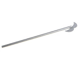 Maxbell Lab Equipment Silver 20cm Length Chemistry Learning Stirring Paddle Mixing Propeller Lab Supplies -Two-Leaf