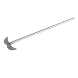 Maxbell Lab Equipment Silver 20cm Length Chemistry Learning Stirring Paddle Mixing Propeller Lab Supplies -Two-Leaf