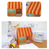 Maxbell Easy to Pop Up Children Indoor Activity Dessert House Play Tent Kids Role Play Toy Play Fun - Orange