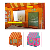 Maxbell Easy to Pop Up Children Indoor Activity Dessert House Play Tent Kids Role Play Toy Play Fun - Orange