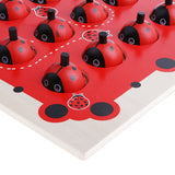 Maxbell Wooden Ladybird Animal Board Matching Memory Training Puzzle Game Preschool Kindergarten Toddler Educational Toys Gift