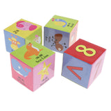 Maxbell Wooden Animal Cube Block Puzzle Kids Children Educational Toys Birthday Gift