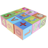 Maxbell Wooden Animal Cube Block Puzzle Kids Children Educational Toys Birthday Gift