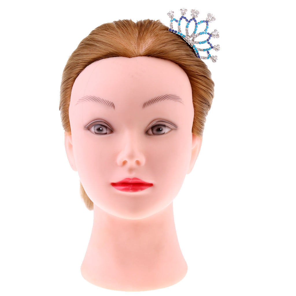 Maxbell Shiny Crystal Butterfly Hair Crown Tiara Girls Woman Wedding Hair Accessory