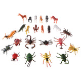 Maxbell 24 Pieces Plastic Animal Insects Scorpion Cricket Model Action Figures Kids Educational Toys