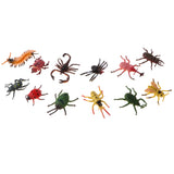 Maxbell 24 Pieces Plastic Animal Insects Scorpion Cricket Model Action Figures Kids Educational Toys